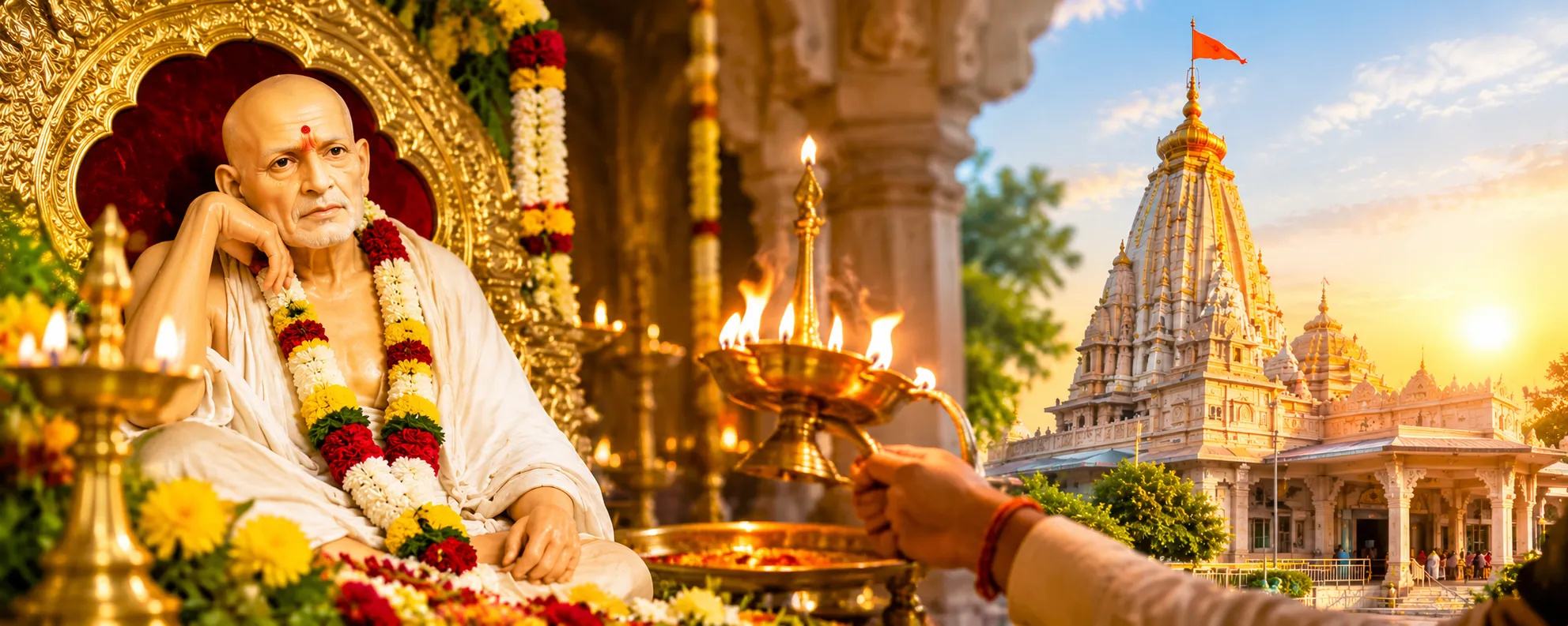 Gajanan Maharaj Aarti Timings, Darshan Timings & Daily Schedule